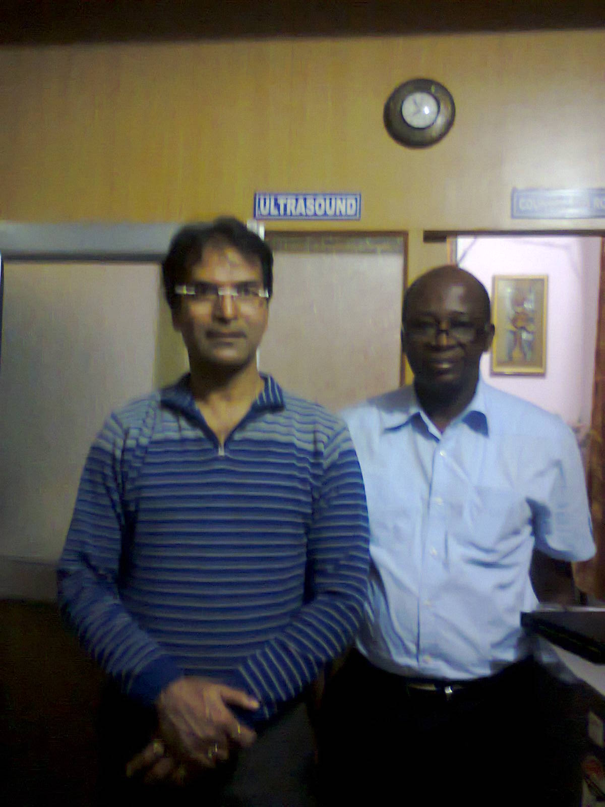 With Trainee Doctor Form Nigeria